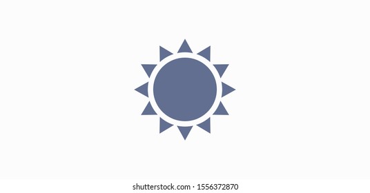 Sun icon vector illustration EPS10