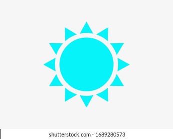 Sun icon vector illustration EPS10