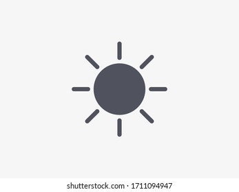 Sun icon vector illustration EPS10