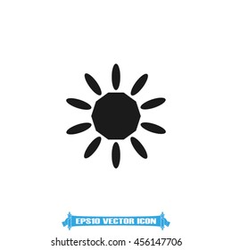 Sun icon vector illustration eps10.