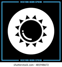 Sun icon vector illustration eps10.