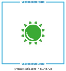 Sun icon vector illustration eps10.
