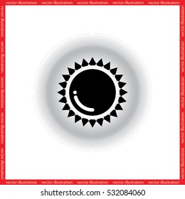 Sun icon vector illustration eps10.