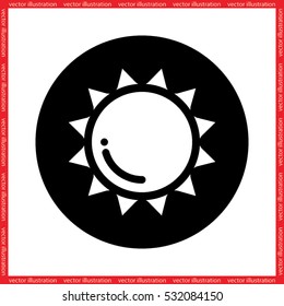 Sun icon vector illustration eps10.