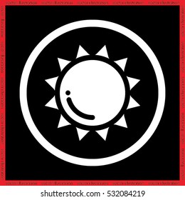 Sun icon vector illustration eps10.