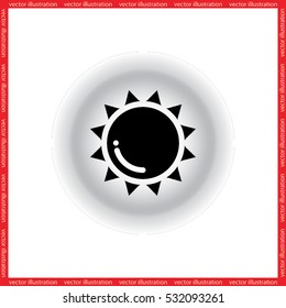 Sun icon vector illustration eps10.