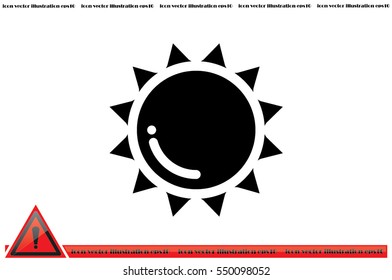 Sun icon vector illustration eps10.