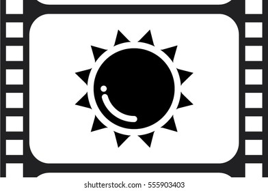Sun icon vector illustration eps10.
