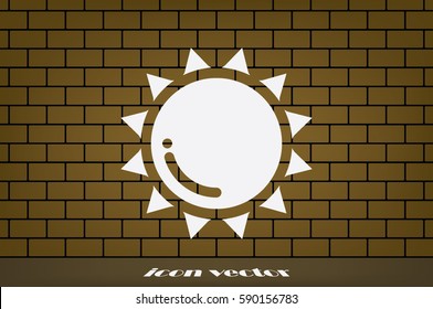 Sun icon vector illustration eps10.