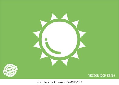 Sun icon vector illustration eps10.
