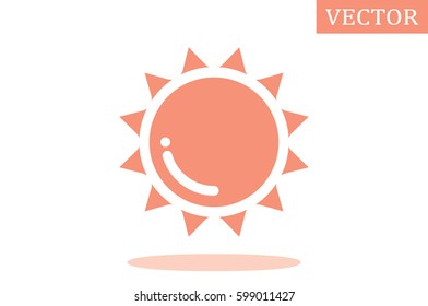 Sun icon vector illustration eps10.
