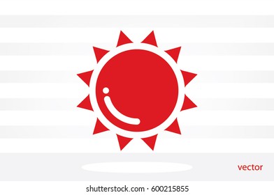 Sun icon vector illustration eps10.