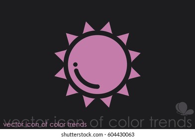 Sun icon vector illustration eps10.
