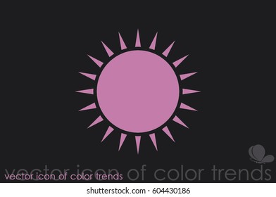 Sun icon vector illustration eps10.