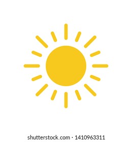 sun icon vector illustration logo template