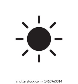 sun icon vector illustration logo template