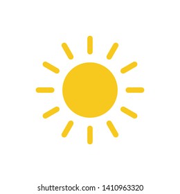 sun icon vector illustration logo template