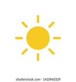 sun icon vector illustration logo template