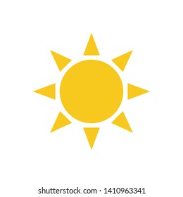 sun icon vector illustration logo template