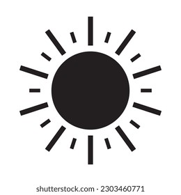 sun icon vector illustration logo design