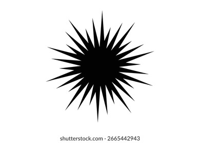 ícone do sol, ilustração do vetor do sol, estrela, ícone da luz do sol.