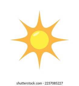 imagen vectorial de icono solar con fondo blanco