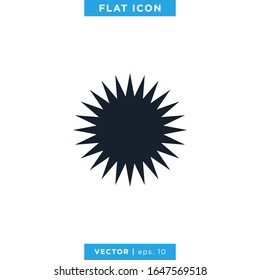 Sun Icon Vector Logo Design Template