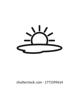 sun icon vector sign symbol
