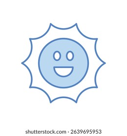 Sun Icon vector stock illustration