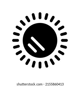 Sun Icon Vector Symbol Design Illustration
