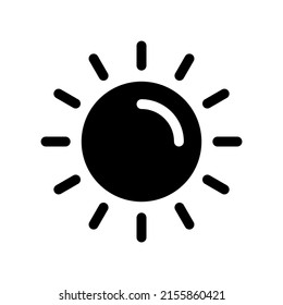 Sun Icon Vector Symbol Design Illustration