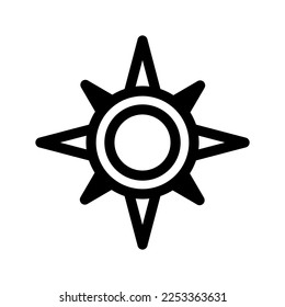 Sun Icon Vector Symbol Design Illustration