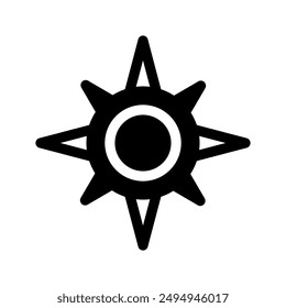 Sun Icon Vector Symbol Design Illustration
