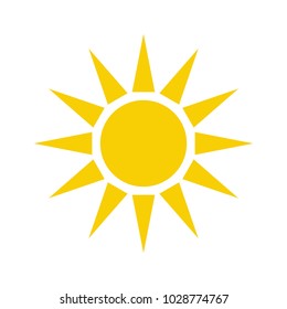 Sun Icon Vector Sun Symbol Sun Stock Vector (Royalty Free) 1028774767 ...