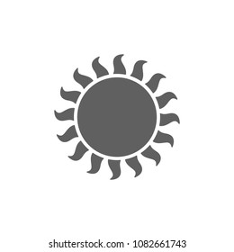 Sun icon vector. Symbol for your web site design, logo, app, UI. Vector illustration, EPS