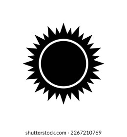 sun icon vector. weather icon