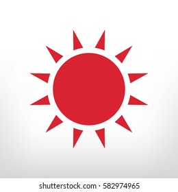 sun icon vector, weather