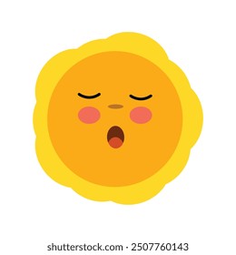 Sun icon vector. The Weather category. summer, sunlight.