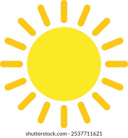 Sun Icon Weather icon illustration 