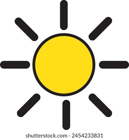Icono de Sun | Icono de Clima | Icono Atardecer