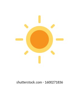 Sun Icon for Web and Graphic Design Projects