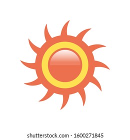 Sun Icon for Web and Graphic Design Projects