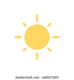 Sun Icon for Web and Graphic Design Projects