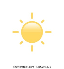 Sun Icon for Web and Graphic Design Projects