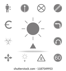 Sun icon. web icons universal set for web and mobile