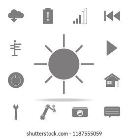 Sun icon. web icons universal set for web and mobile