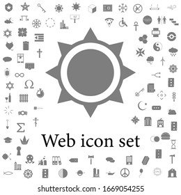 sun icon. web icons universal set for web and mobile