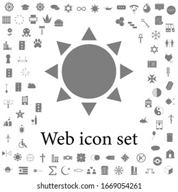 Sonnensymbol. universelle Web-Icons für Web und Mobile