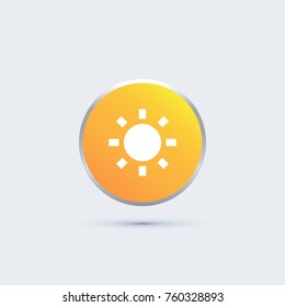 sun icon. web sign