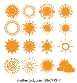 Sun icons